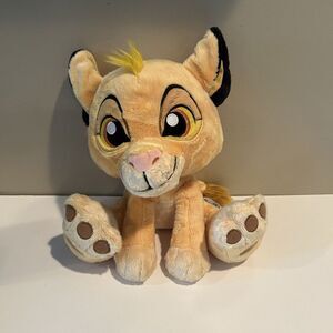 Walt Disney Parks The Lion Long Simba Big Feet Toy‎ Stuffed Plush 10"